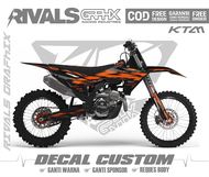 DECAL KTM 2023 2024 125/250/300/450 EXC SIXDAYS CUSTOM DESIGN 8