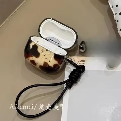 Earphone Cases for Huawei FreeClip2 Freebuds5i/6i/7i splatter black for AirPods pro3 for Samsung Gal