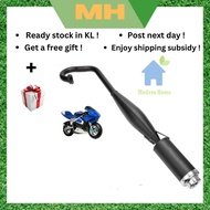 Exhaust Muffler For 2 Stroke 47cc 49cc Mini PIT Pocket Bike Chopper Scooter Quad Dirt Bike ATV