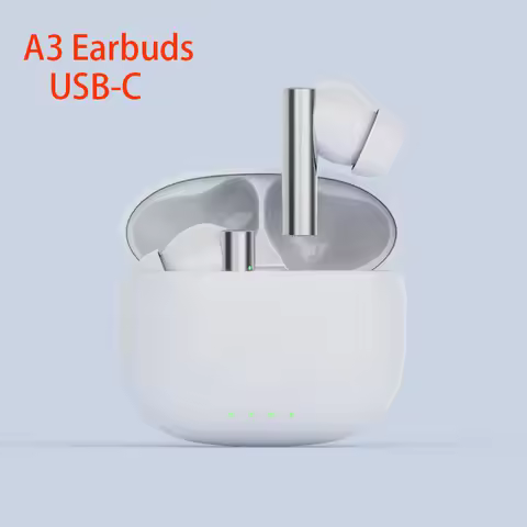 NEW A3 Earphones With ANC C-type Cable With ANC AP4 Wireless Bluetooth Earbuds Handfree Headset for 