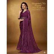 Inaaya Fabric Koleksi Saree Baru Unstitched Untuk Wanita Limited Edition Kain Inaaya Fabric