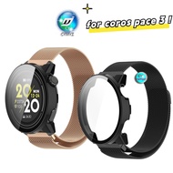 coros pace 3 strap Metal strap, stainless steel strap for coros pace 3 Smart Watch strap Sports wristband coros pace 3 case Screen protector