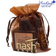 Nashi Argan Mini Set to restore damaged hair (Shampoo 30ml + Conditioner 30ml + Essential oil 5ml) -
