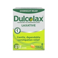 Dulcolax Bisacodyl (USP) Tablets Stimulant Laxative Overnight Relief