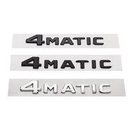 3D ABS Car Letters Rear Trunk 4Matic Logo Emblem Stickers Badge For Mercedes ML 320 CDI C300 GLK 220