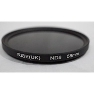 58mm ND 8 - Rise UK Neutral Density ND8 Filter 58 mm