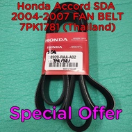 Honda Accord SDA 2004-2007 FAN BELT 7PK1781 (THAILAND) 1PC @