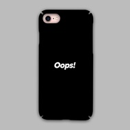 Oops Hard Phone Case For Vivo V7 plus V9 Y53 V11 V11i Y69 V5s lite Y71 Y91 Y95 V15 pro Y1S