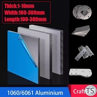 TS Pure Aluminium Sheet Plate Thick 1/1.2/1.5/2/3/4/5/6/8/10mm Metal Plate Laser Cutting 1060/6061 A