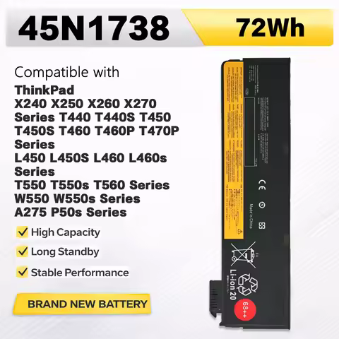 PowerHub 45N1738 45N1128 45N1126 Battery For ThinkPad T440 T450 T460P T470P T550 T560 X240 X250 X260