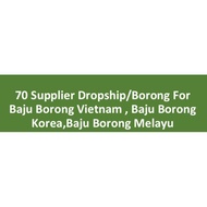 70 supplier borong untuk baju vietnam, korea dan melayu