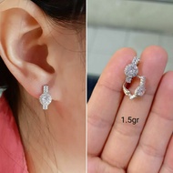 925 silver clip-on earrings, gold earrings