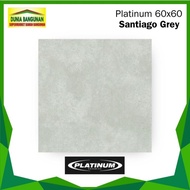 Keramik 60x60 Platinum Santiago Grey Keramik Matt/Keset / Keramik Teras / Keramik Dapur