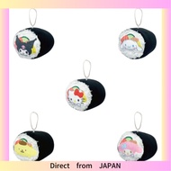 Hatayama Shoji Kuromi Sushi Roll Mascot, Approx. H6 x W7 x D8cm, 63202899 Kuromi,Size: Approx. H6 x 