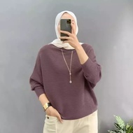 Blouse Batwing rajut kalong/cardigan kalong/sweater/BEST SELLER SABRINA BLUSE BATWING RAJUT/BISA COD