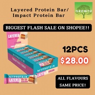 Myprotein Layered/Impact Protein Bar (12pc Box)