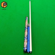 prettyia Billiard Pool Cue Stick Pool Cue Hardwood Economic Segmented 55" Pool Stick Wooden Billiard