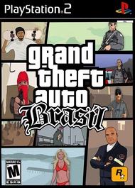 [PS2] Grand Theft Auto : San Andreas Brasil (1 DISC) เกมเพลทู แผ่นก็อปปี้ไรท์ PS2 GAMES BURNED DVD-R