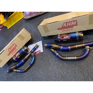 AHM LC135 4S 5S Y15ZR Exhaust SZR SPR Titanium 32x35mm 35x38mm 32mm 35mm 38mm 51mm Carbon Cap V1 V2 