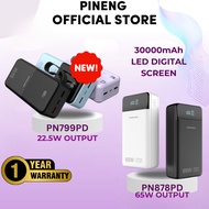 Pineng Powerbank pn799pd 22.5w PN878PD 65W (30000mah)fast charging/super fast charging charge laptop
