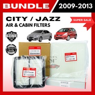 BUNDLE Cabin & Air Filters For Honda City / Jazz (2009-2013) (17220-RB6-Z00/80292-TJA-H01)
