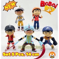 Action Figure / Figure / Toys / Boboiboy Cake Topper Set 5 Cute genandraadityashop09