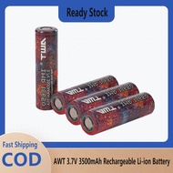 AWT 3.7V 18650 lithium-ion battery 3500mah 35A rechargeable battery