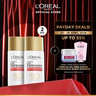 [PAKET HEMAT ISI 2] LOreal Paris UV Defender Invisible Fluid Sunscreen SPF50+ PA++++ Skincare 50ml (