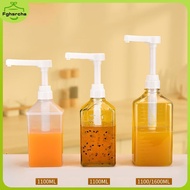 1100ml Coffee Syrup Dispenser Multi-Function Honey Sauce Ketchup Bottle with 5/8/10CC Pump Scale Syr