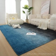 [New Product7Style]Tie-Dye Gradient Silk Wool Long Pile Carpet | Living Room Coffee Table Rug | Bedr