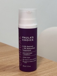 寶拉珍選 Paula's Choice 0.3% A醇 + 2% 補骨脂酚精華乳 30ml CLINICAL 0.3% Retinol + 2% Bakuchiol Treatment
