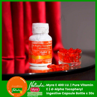 MYRA E 400e, MYRA E D-Alpha Tocopherol Vitamin E, MYRA 300e | 100% Original, Expiry Date: 2026/2027