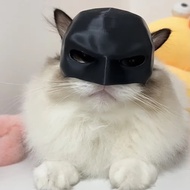 Black Bat Cat Warrior Mask Cat Mask Cosplay Assassin Mask Matte Cute Bat Mask Cool Superhero Pet Cat