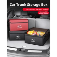 For Hyundai N Line Sonata Elantra i20 i30 Accent Tucson Azera Car Trunk Foldable Storage Box Large-C