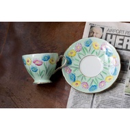 [Sunshine Antiques] H-O-C-Garden Flower British Bone China Afternoon Tea Cup Set Coffee E.61