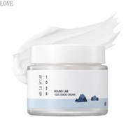 R ROUND LAB 1025 Dokdo Facial Cream 2.71 Liquid Ounce, 48 Hours Deep Moisturizing Facial Lotion, Sui