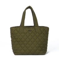 Lada กระเป๋าโท้ทใบใหญ่ รุ่น Neela มี 3 สี Black/Silver/Moss  สะพายข้างได้ สวมกระเป๋าล้อลากได้ ช่องเย