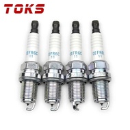 4pcs 1822A069 Dual Iridium Spark Plug DIFR6C11 For Mitsubishi Lancer Outlander 2.0L L4 242 236 642 F