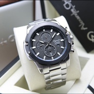 BARU !!! MURAH ORIGINAL GARANSI RESMI 1 TAHUN JAM TANGAN PRIA ALEXANDRE CHRISTIE CHRONOGRAP SILVER BLACK RANTAI STAINLESS STEEL ARLOJI WATCH COWOK ALEXANDER ALESANDER CHRISTI CHRISTY CRISTI CRISTY CRISTIE LAKI HITAM PUTIH AC6583 AC 6583