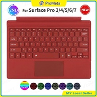 NEW 2ND generation Backlit Trackpad Keyboard for Microsoft Surface Pro 10/8/9/X/7 Plus/7/6/5/4/3 Go 1/2/3 7 Colors