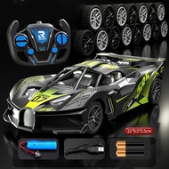 Happy Everyday.you Remote Control Drift Car 4WD 2.4Ghz Rechargeable Racing Toy LED Lights 4 Wheels B