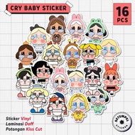 CRY BABY Sticker Pack 16pcs | Cry baby aesthetic stickers