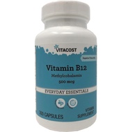 Vitacost Vitamin B-12 Methylcobalamin - 500 mcg - 300 Capsules