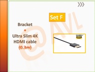 Full Motion TV Mount Single Arm Swivel for TV size 32" -65" Model AVL 3265 SG Local Stock