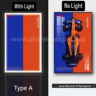 Lego wall Display McLaren F1 Team Frame Supercar Car