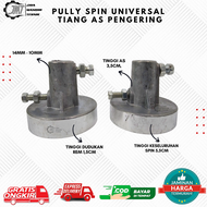 PULLY MOTOR DINAMO SPIN PENGERING AS 12MM - 10MM | PULI / PULEY TIANG AS SAMBUNGAN KE TABUNG
