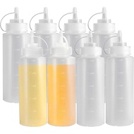 Squeeze Bottle (White, Red, Yellow) Botol Penyimpanan sos (Putih, Merah, Kuning)8oz/ 12oz/ 16oz/ 24o