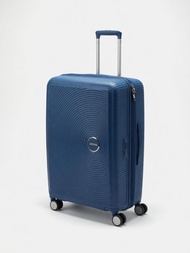 American Tourister 30吋擴展藍色行李箱 32kg soundbox cubio luggage