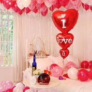 Happy Day 3-Layer Heart Balloon, I Love You 3-Layer Heart Balloon