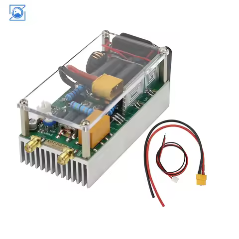 PA100 100W Shortwave Power Amplifier 3-30MHz HF Amplifier RF for Xiegu X5105 G90S G1M with Case